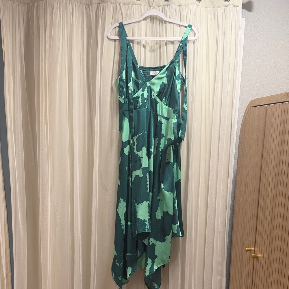 Alexis Teal and Mint Dress